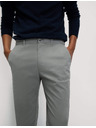 Marks & Spencer Strečové chino nohavice slim fit Marks & Spencer sivé