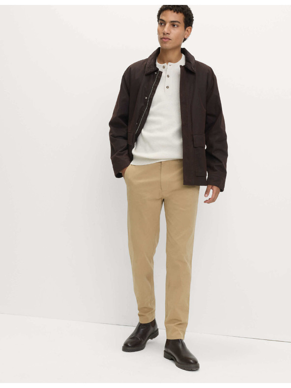Marks & Spencer Strečové chino nohavice slim fit Marks & Spencer béžová