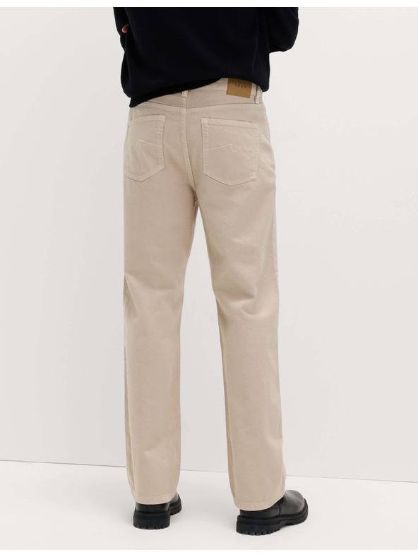 Marks & Spencer Voľné džínsy rovného strihu Authentic Marks & Spencer béžová