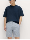 Marks & Spencer Šortky chino s čiastočne elastickým pásom Marks & Spencer modrá