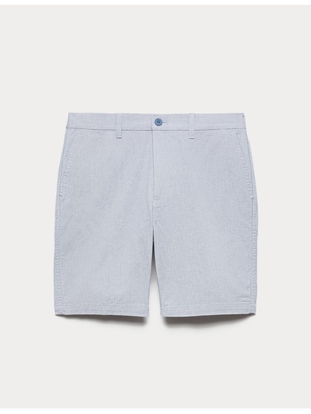 Marks & Spencer Šortky chino s čiastočne elastickým pásom Marks & Spencer modrá
