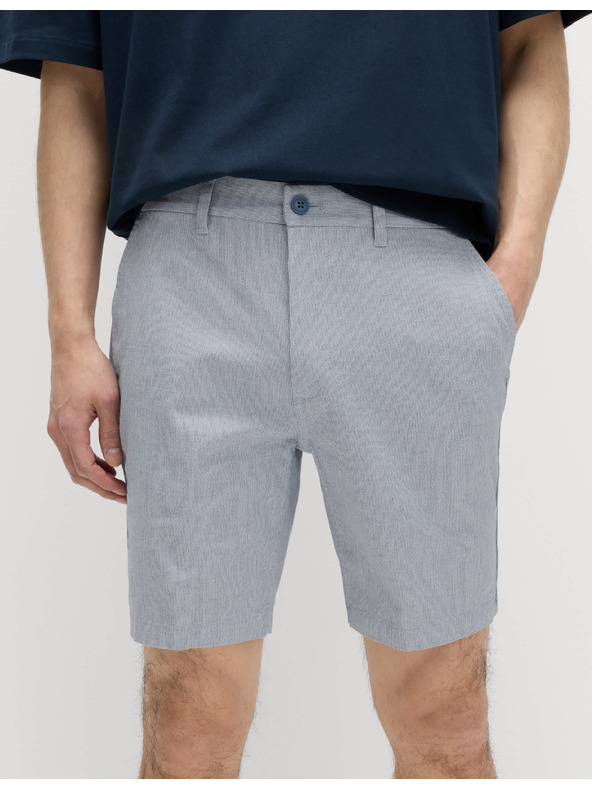 Marks & Spencer Šortky chino s čiastočne elastickým pásom Marks & Spencer modrá