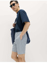 Marks & Spencer Šortky chino s čiastočne elastickým pásom Marks & Spencer modrá