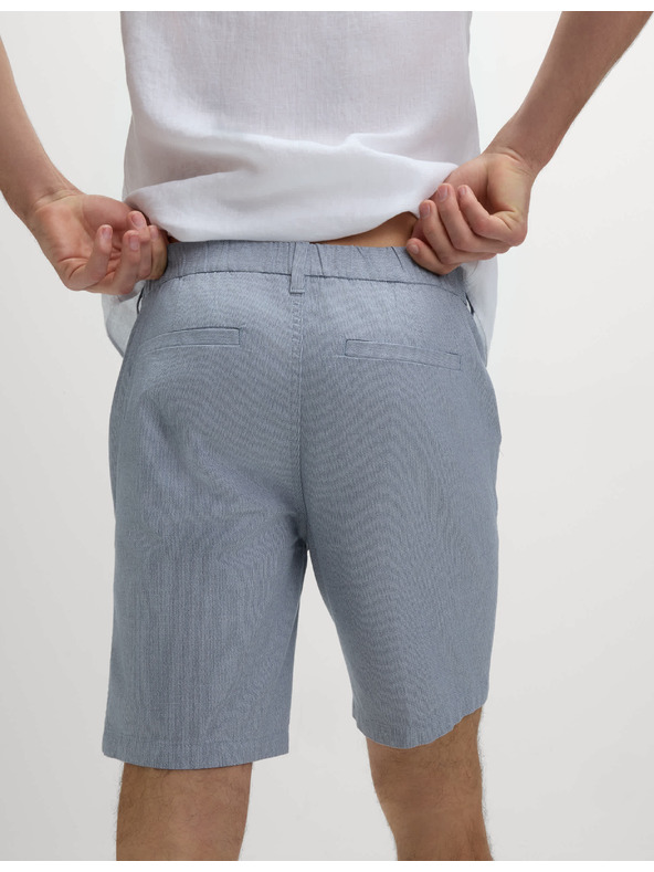 Marks & Spencer Šortky chino s čiastočne elastickým pásom Marks & Spencer modrá