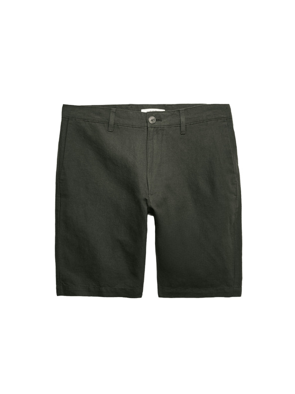 Marks & Spencer Chino šortky, zo zmesi ľanu Marks & Spencer zelená