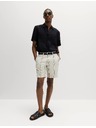 Marks & Spencer Chino šortky, zo zmesi ľanu Marks & Spencer béžová