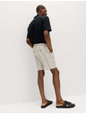Marks & Spencer Chino šortky, zo zmesi ľanu Marks & Spencer béžová