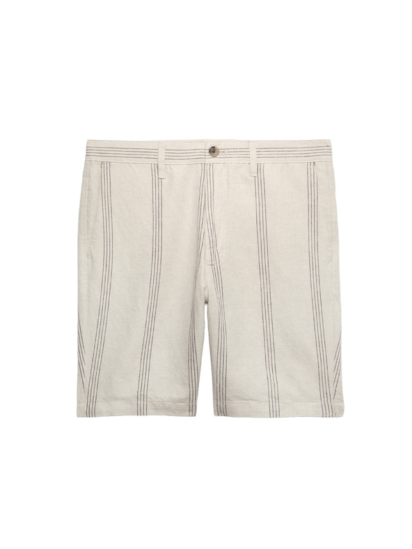 Marks & Spencer Chino šortky, zo zmesi ľanu Marks & Spencer béžová