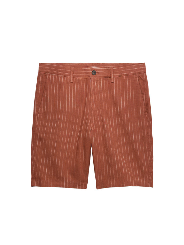 Marks & Spencer Chino šortky, zo zmesi ľanu Marks & Spencer hnedá