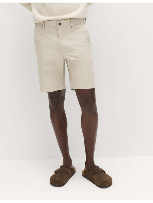 Marks & Spencer Elastické chino šortky, normálny strih Marks & Spencer béžová