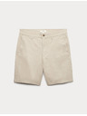 Marks & Spencer Elastické chino šortky, normálny strih Marks & Spencer béžová