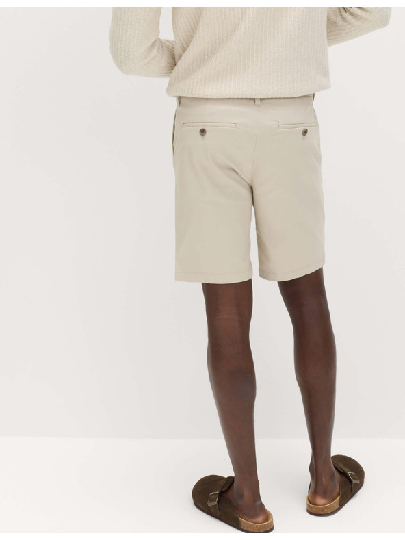 Marks & Spencer Elastické chino šortky, normálny strih Marks & Spencer béžová