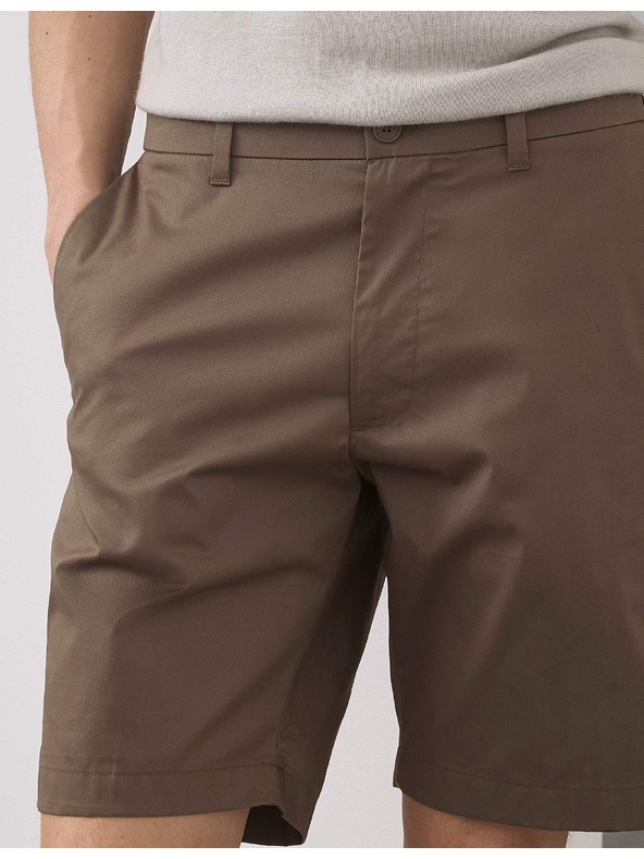 Marks & Spencer Ľahké chino šortky bežného strihu Marks & Spencer hnedá