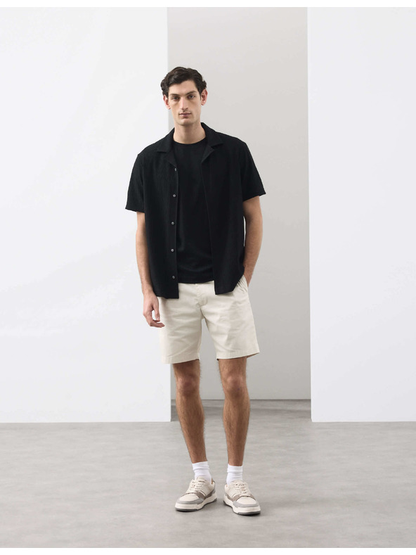 Marks & Spencer Ľahké chino šortky bežného strihu Marks & Spencer béžová