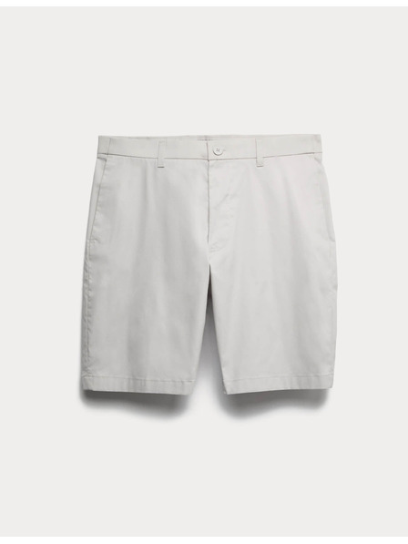 Marks & Spencer Ľahké chino šortky bežného strihu Marks & Spencer šedá
