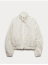 Marks & Spencer Bunda typu bomber s vysokým podielom bavlny a stojáčikom Marks & Spencer smotanová