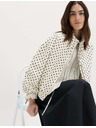 Marks & Spencer Bunda typu bomber s vysokým podielom bavlny a stojáčikom Marks & Spencer smotanová