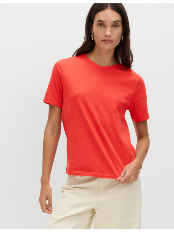 Marks & Spencer Tričko každodenného strihú, z čistej bavlny Marks & Spencer červená