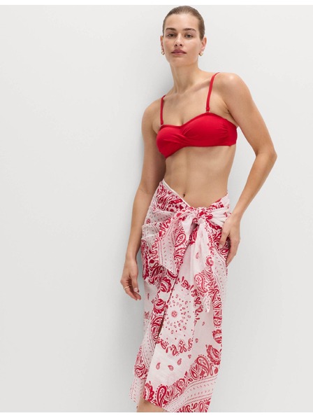 Marks & Spencer Sarong z čistej bavlny, s potlačou Marks & Spencer červená