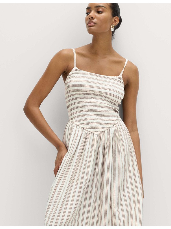 Marks & Spencer Rasenice maxi šaty s vysokým obsahom ľanu Marks & Spencer hnedá