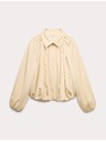 Marks & Spencer Plisovaná bunda bomber, z čistého materiálu Lycocell™ Marks & Spencer krémová