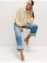 Marks & Spencer Plisovaná bunda bomber, z čistého materiálu Lycocell™ Marks & Spencer krémová