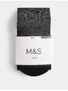 Marks & Spencer Čierne dámske bodkované pančuchové nohavice Marks & Spencer 20 DEN