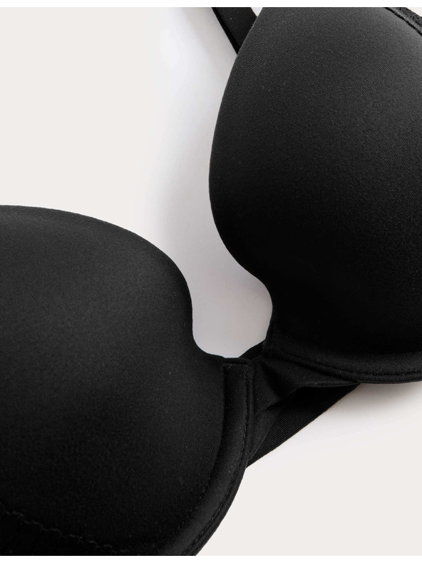 Marks & Spencer Hladká dekoltová podprsenka Body Soft™ s kostícami, veľ. A–E Marks & Spencer čierna