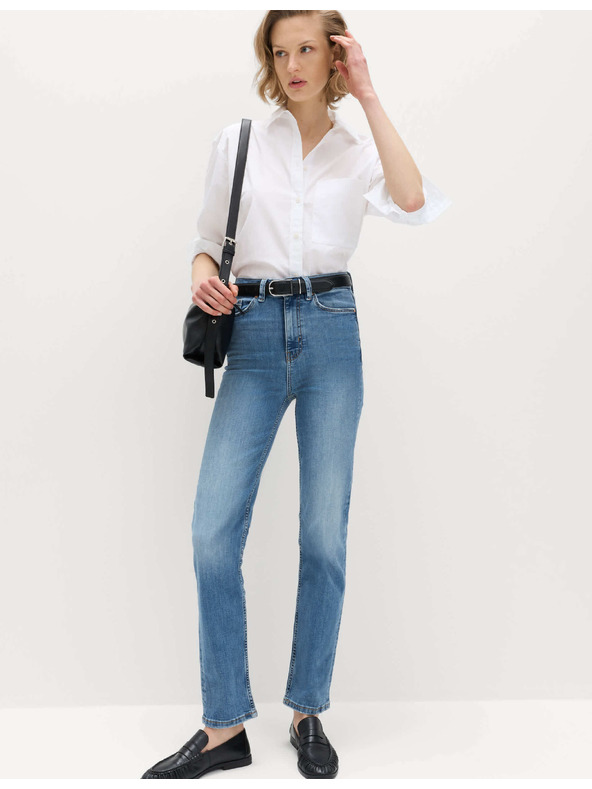 Marks & Spencer Džínsy Sienna Supersoft s vysokým pásom Marks & Spencer námorná modrá