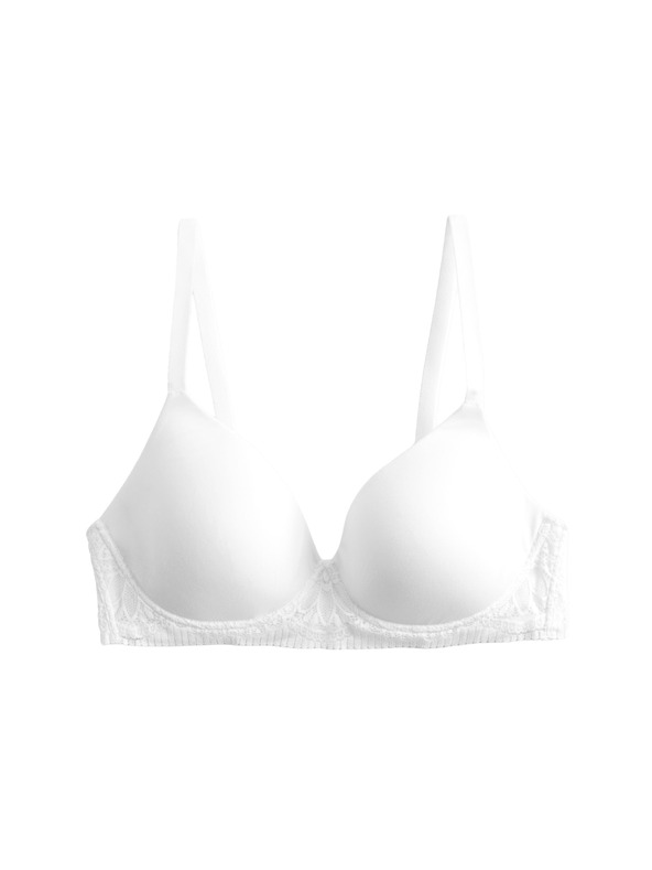 Marks & Spencer Podprsenka Body Soft™ s plnými košíčkami bez kostíc, veľ. A–E Marks & Spencer biela