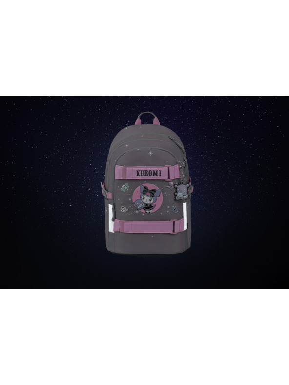 BAAGL  BAAGL SET 3 Skate Kuromi Grey: batoh, penal, športová taška GRS
