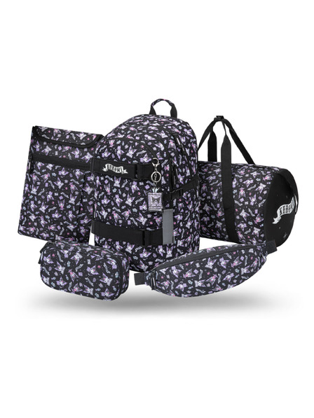BAAGL  BAAGL SET 5 Skate Kuromi Black: batoh, penal, športová taška, ledvinka, obal na notebook GRS
