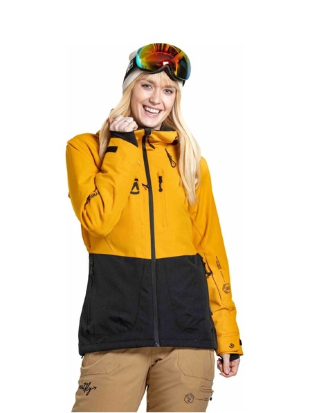Meatfly Meatfly dámska SNB & SKI bunda Gaia Sunflower / Black