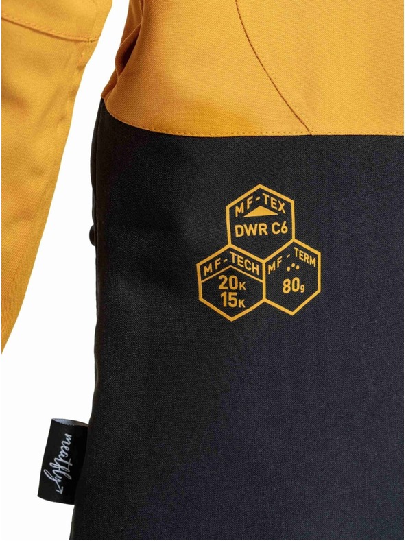 Meatfly Meatfly dámska SNB & SKI bunda Gaia Sunflower / Black