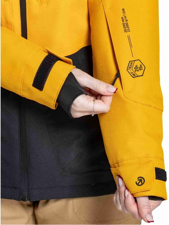 Meatfly Meatfly dámska SNB & SKI bunda Gaia Sunflower / Black