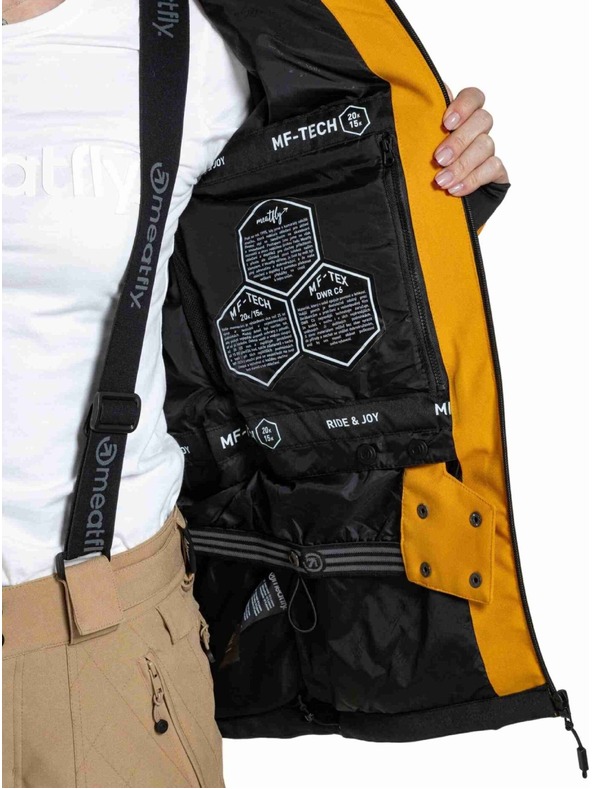 Meatfly Meatfly dámska SNB & SKI bunda Gaia Sunflower / Black