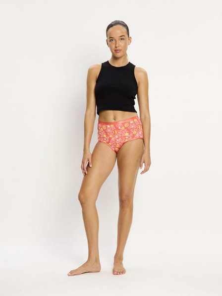 Modibodi Menštruačné nohavičky Modibodi SmileyWorld Classic Full Brief Super Overnight Boho Coral