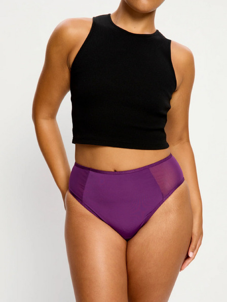 Modibodi Menštruačné nohavičky Modibodi Allure Hi Waist Brief moderate Mystic Purple