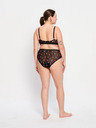 Modibodi Menštruačné nohavičky Modibodi Intimates V Day Hi Waist Brief Moderate-Heavy Black Rose