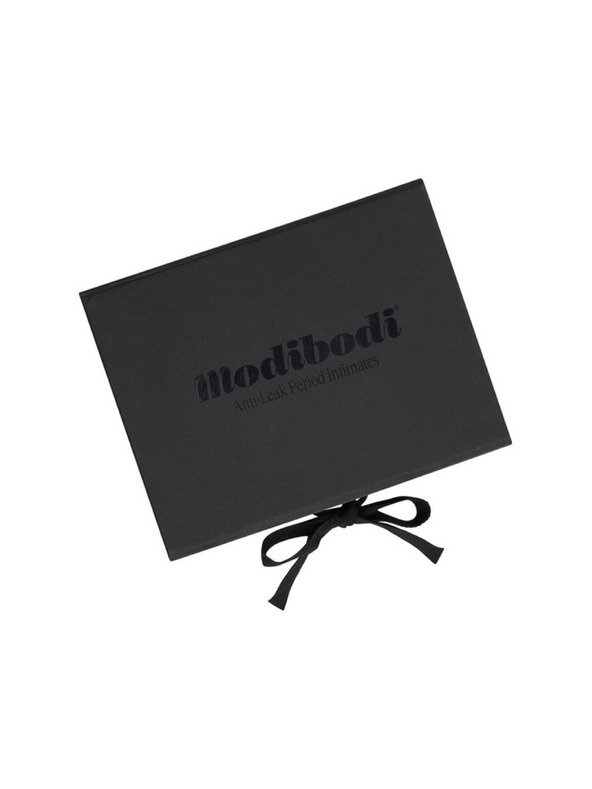 Modibodi Menštruačné nohavičky Modibodi Intimates V Day Hi Waist Brief Moderate-Heavy Black Rose