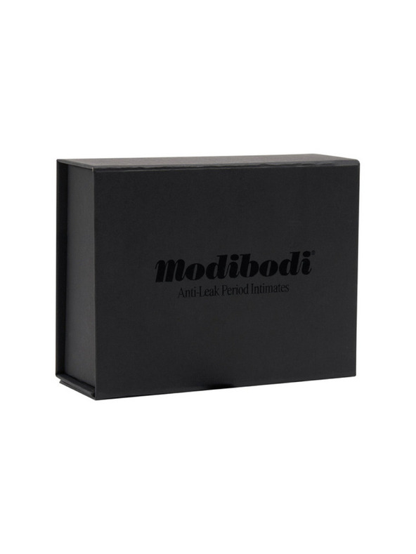 Modibodi Menštruačné nohavičky Modibodi Intimates V Day Hi Waist Brief Moderate-Heavy Black Rose