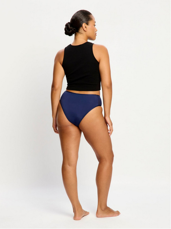 Modibodi Menštruačné nohavičky Modibodi Allure Hi Waist Brief moderate Night sky Blue