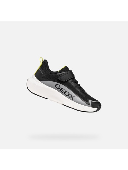 Geox Čierne chlapčenské tenisky Geox Pro-ran WR
