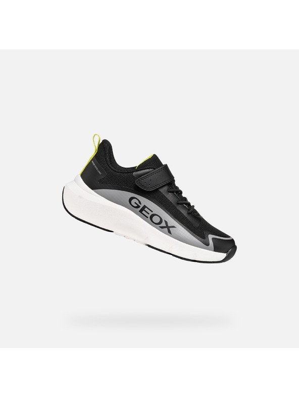 Geox Čierne chlapčenské tenisky Geox Pro-ran WR