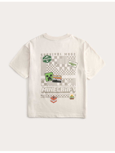 Marks & Spencer Pyžamo z čistej bavlny so vzorom Minecraft™ (6–16 rokov) Marks & Spencer sivá