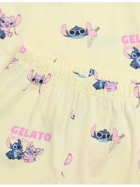Marks & Spencer Pyžamo Lilo & Stitch™ z čistej bavlny (3–16 rokov) Marks & Spencer žltá