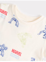 Marks & Spencer Bavlnené pyžamo so vzorom Marvel™ (3–12 rokov) Marks & Spencer krémová