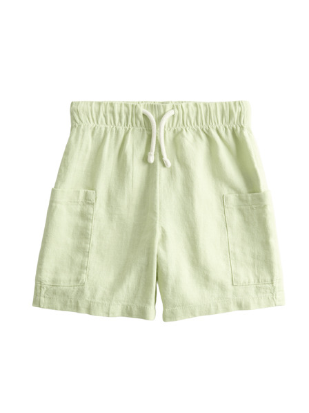 Marks & Spencer Cargo kraťasy zo zmesi ľanu (2-8 rokov) Marks & Spencer zelená