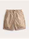 Marks & Spencer Plisované chino šortky s vysokým podielom bavlny (2–10 rokov) Marks & Spencer krémová