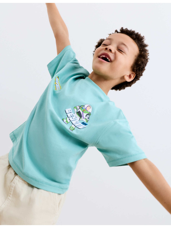 Marks & Spencer Tričko Toy Story™ z čistej bavlny (2–8 rokov) Marks & Spencer zelená